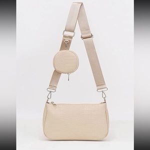 Shoulder Bag W/ Coin Bag Worn Once